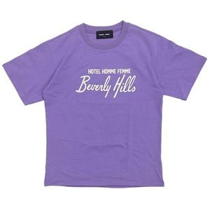 Homme + Femme Men's Hotel Beverly Hills Heavyweight Tee T-Shirt in Purple